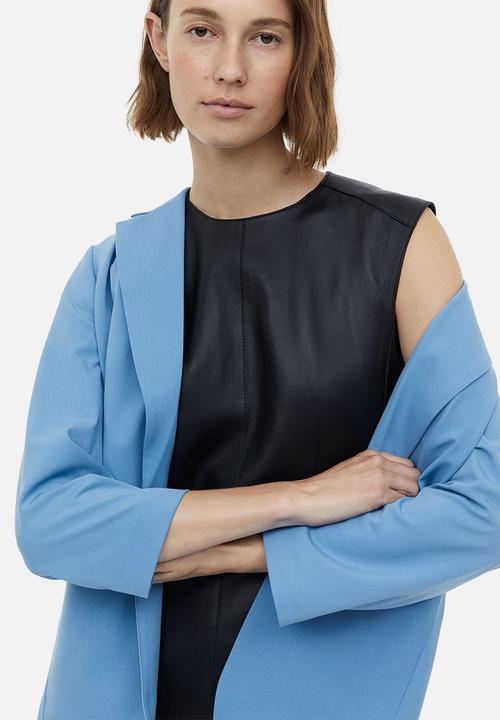 H&M - 3/4 Length sleeve jacket - light blue 