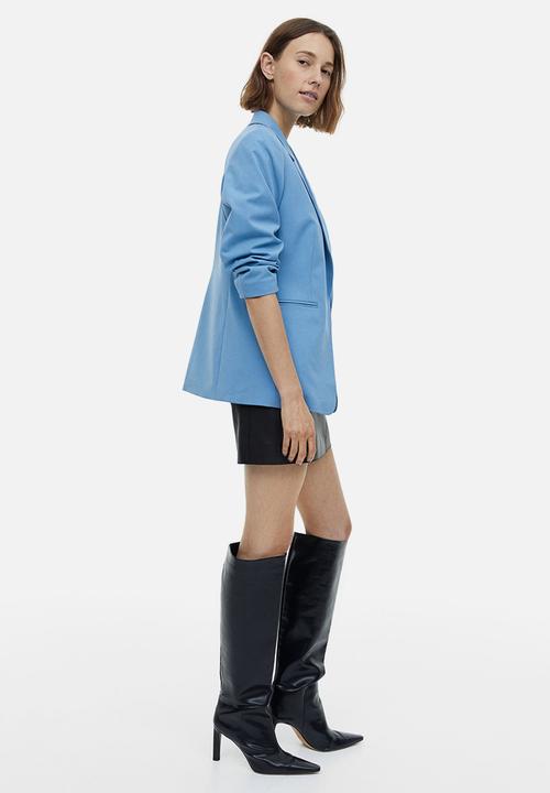 H&M - 3/4 Length sleeve jacket - light blue 