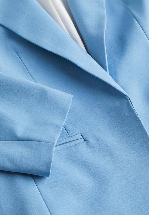 H&M - 3/4 Length sleeve jacket - light blue 
