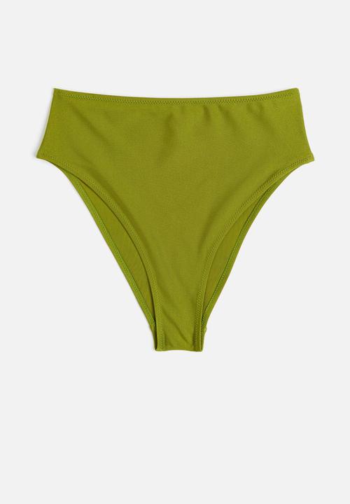 H&M - Brazilian bikini bottoms - green