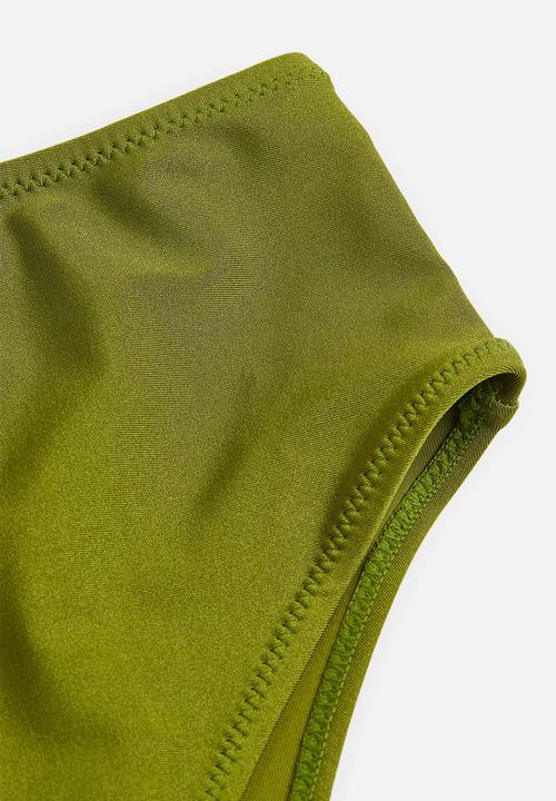 H&M - Brazilian bikini bottoms - green