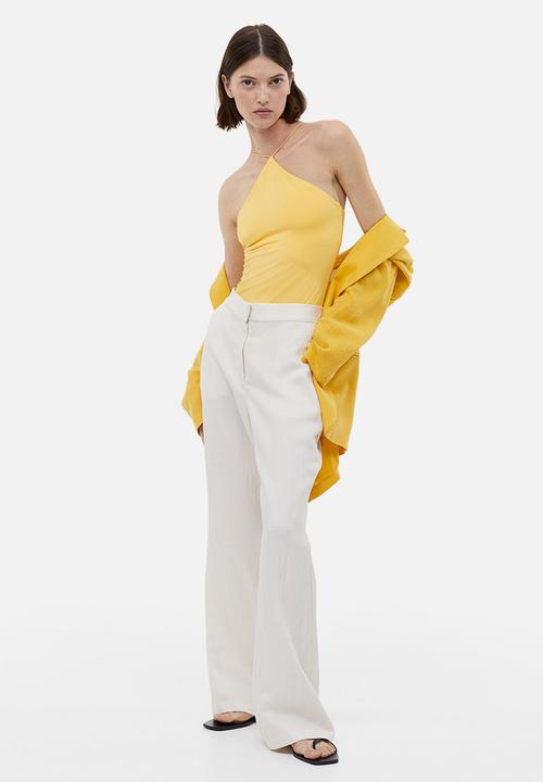 H&M - Jersey thong body - yellow