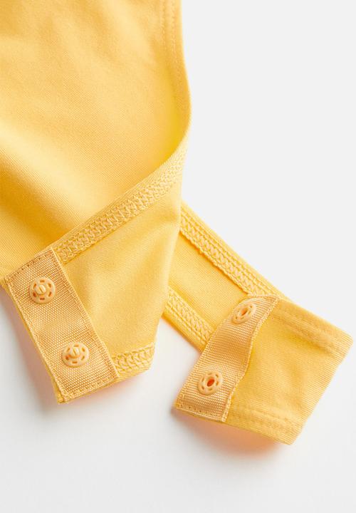 H&M - Jersey thong body - yellow