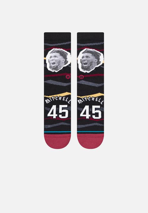 Stance Socks - Faxed mitchell - black