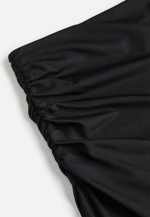 H&M - Draped pencil skirt - black