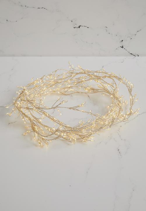 H&S - LED xmas tree lights - gold