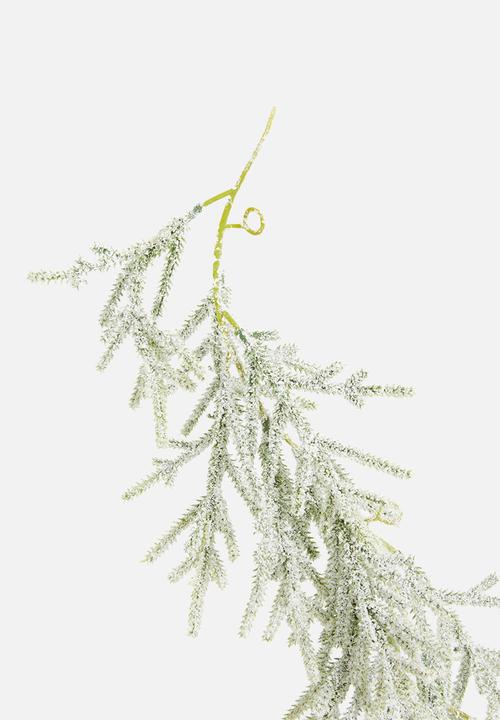 H&S - Leafy garland - snowy