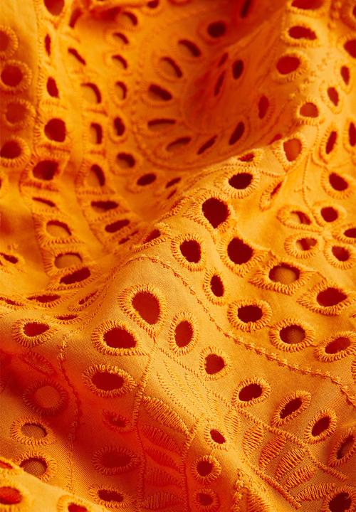 H&M - Broderie anglaise dress - orange