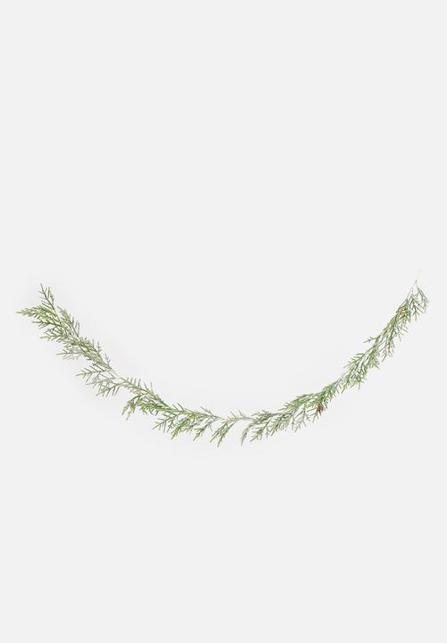 H&S - Pine Garland - light green snowy