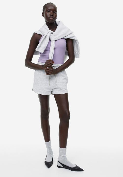 H&M - Ribbed vest top - light purple