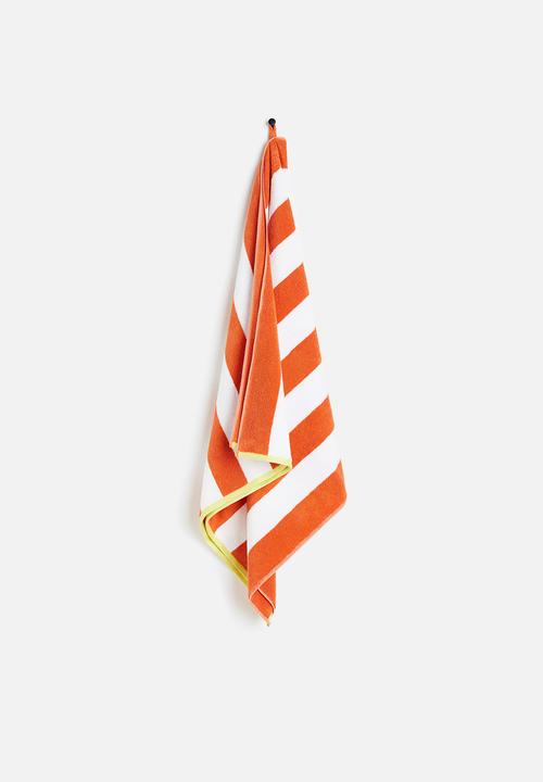 H&M - Striped beach towel - multi