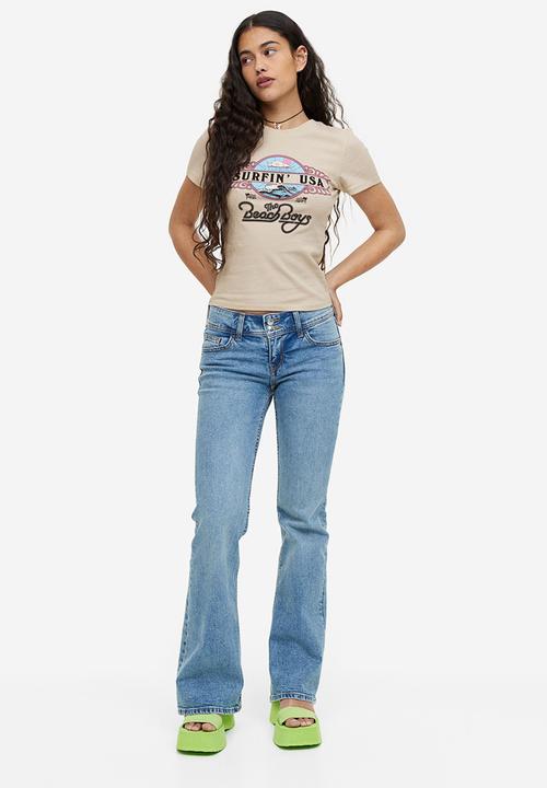 H&M - Printed t-shirt - light beige the beach boys