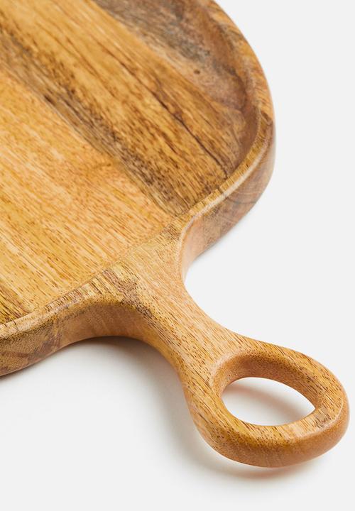 H&M - Large mango wood serving tray - beige