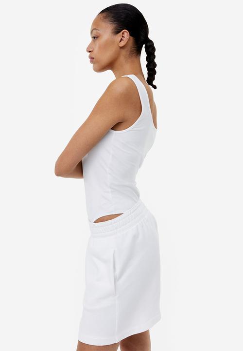 H&M - Square-neck thong body - white