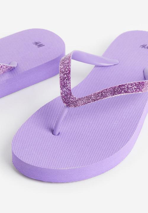 H&M - Flip-flops - purple