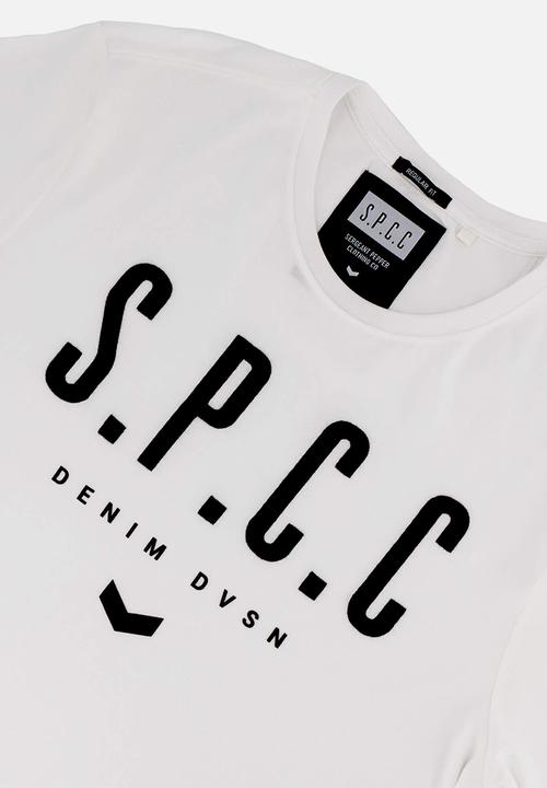 S.P.C.C - Brock tee  - optical white