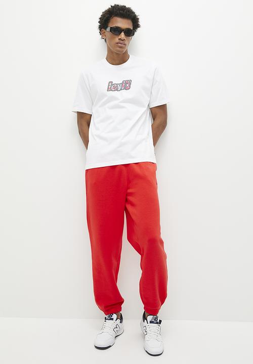 Levi’s® - Short sleeve relaxed fit tee za poster logo - white 