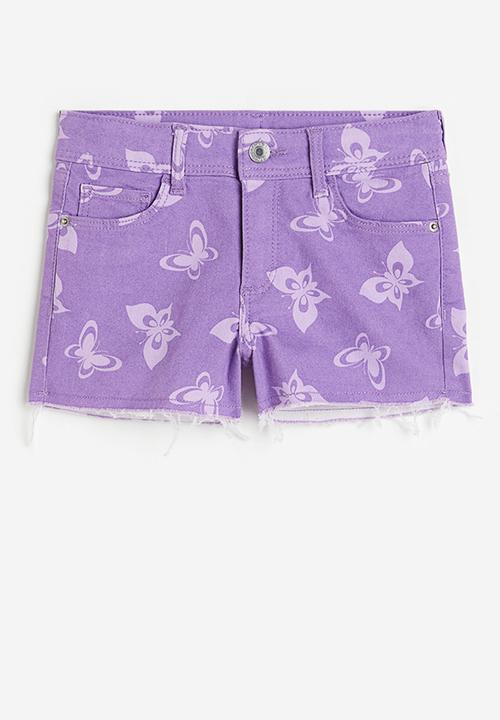 H&M - Denim shorts - purple