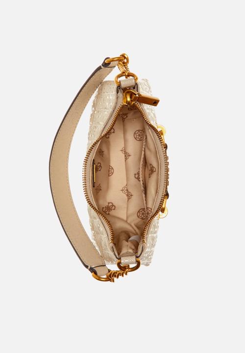GUESS - Aveta mini top shoulder bag - stone