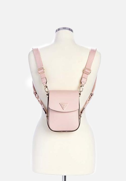 GUESS - Brynlee mini convrtbl backpack - blush