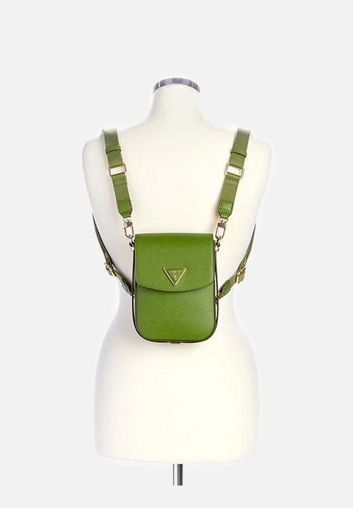 GUESS - Brynlee mini convrtbl backpack - bottle green