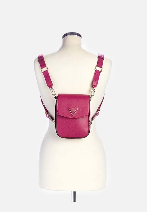 GUESS - Brynlee mini convrtbl backpack - boysenberry