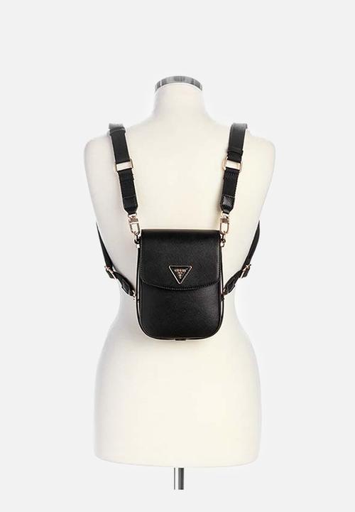 GUESS - Brynlee mini convrtbl backpack - black