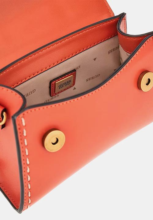 GUESS - Stephi mini crossbody flap - orange