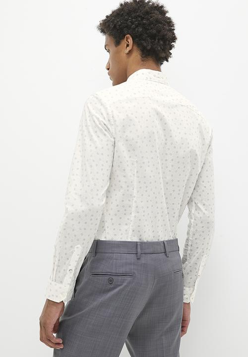 Ben Sherman - Spot print shirt - Ivory