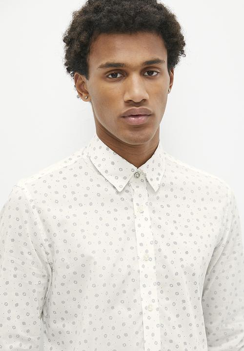 Ben Sherman - Spot print shirt - Ivory