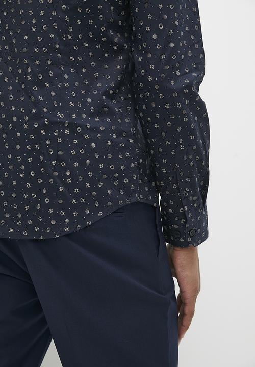 Ben Sherman - Spot print shirt - Midnight