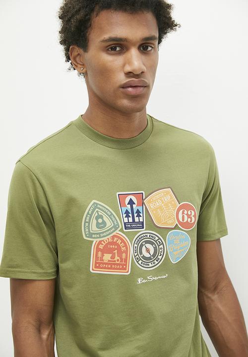 Ben Sherman - Outdoor badges T-shirt - loden