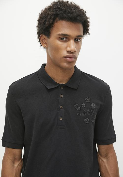 Ben Sherman - Vinyl Forever Polo - Black