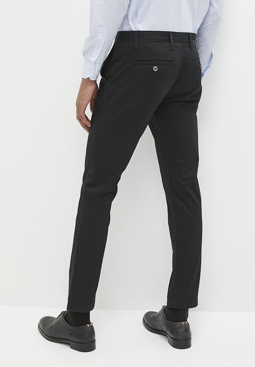 POLO - Mens venice slim fit - black