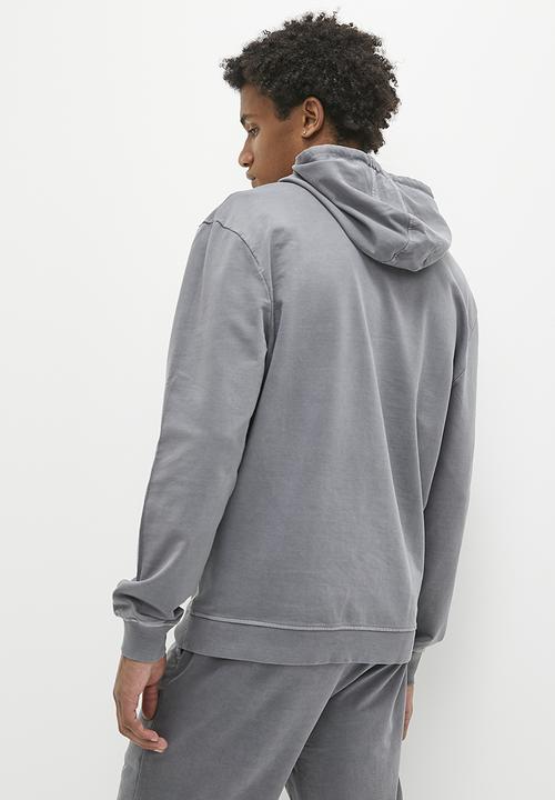 POLO - Mens pjc hooded sweat top - grey