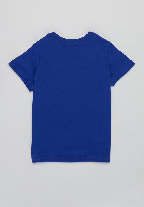 Pop Candy - 2 Pack printed tee - royal & white