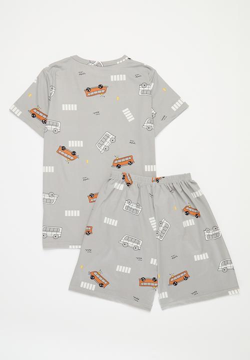 Pop Candy - Printed pj set - grey