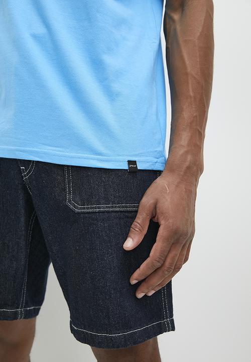 Superbalist - Aaron BCI relaxed fit tee - mid blue