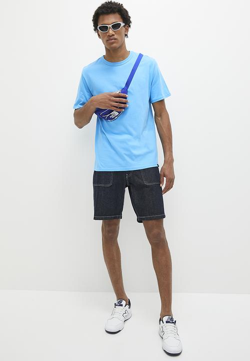 Superbalist - Aaron BCI relaxed fit tee - mid blue