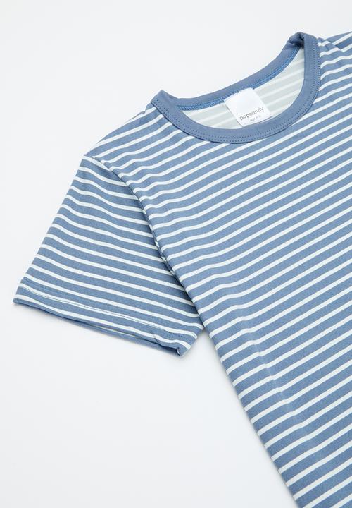 Pop Candy - Pj set - blue & white