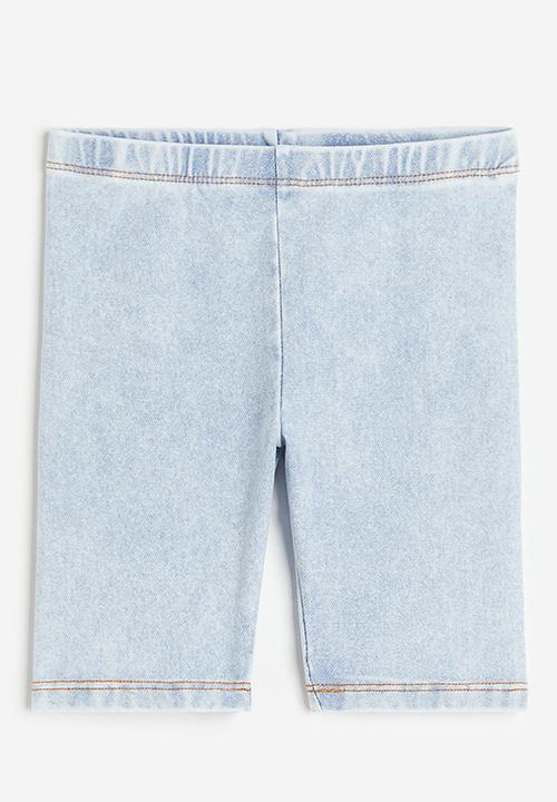 H&M - Jersey cycling shorts - light denim blue