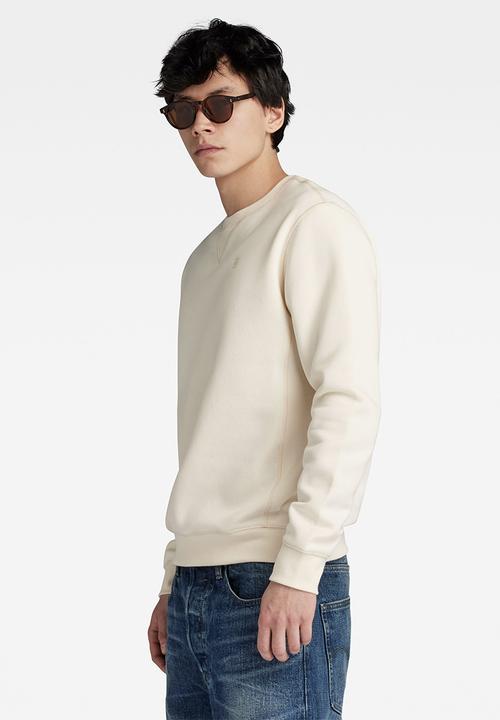 G-STAR - Premium core r sw l\s Pacior sweat r - eggnog