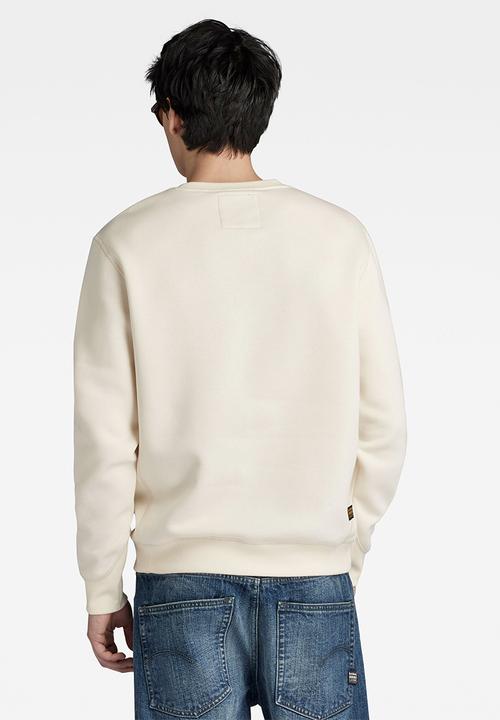 G-STAR - Premium core r sw l\s Pacior sweat r - eggnog