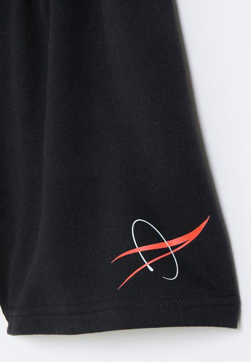 Rebel Republic - NASA sweat shorts - black