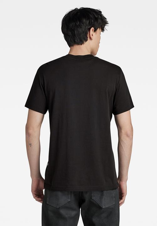 G-STAR - Multi badge r t Compact jersey o - dk black