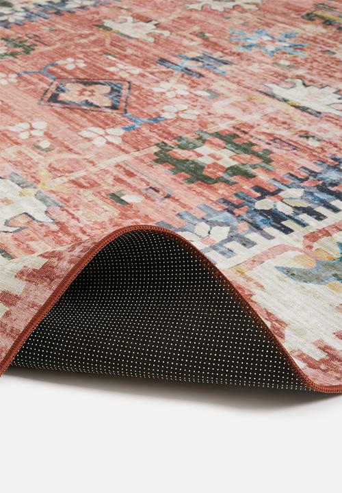 Sixth Floor - Brisbane antique distressed rug - rust