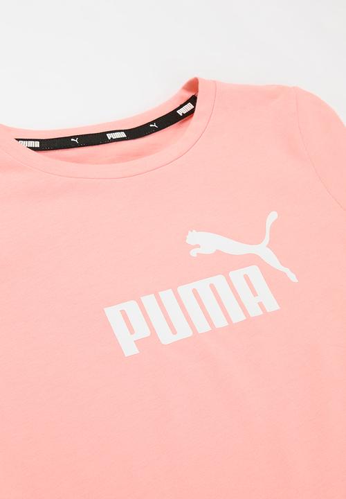PUMA - Logo tee & shorts set - peach smoothie