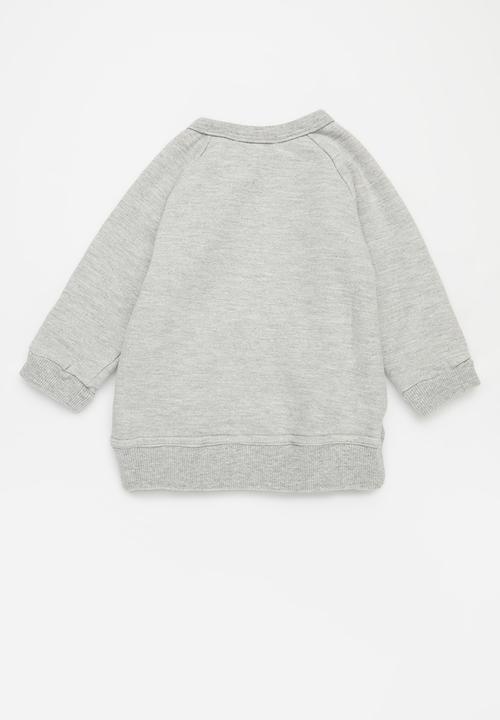 Sticky Fudge - Baby branded sweater - grey