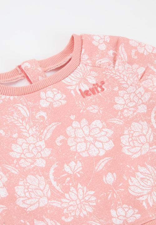 Levi’s® - Lvg floral sweat set - pink icing