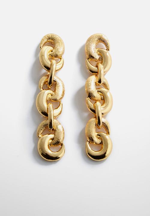 MANGO - Earrings candace - gold
